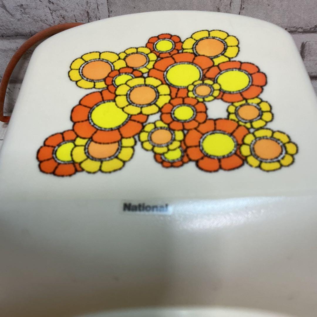 アンティーク【昭和レトロ】National 花柄 ペンダントライト