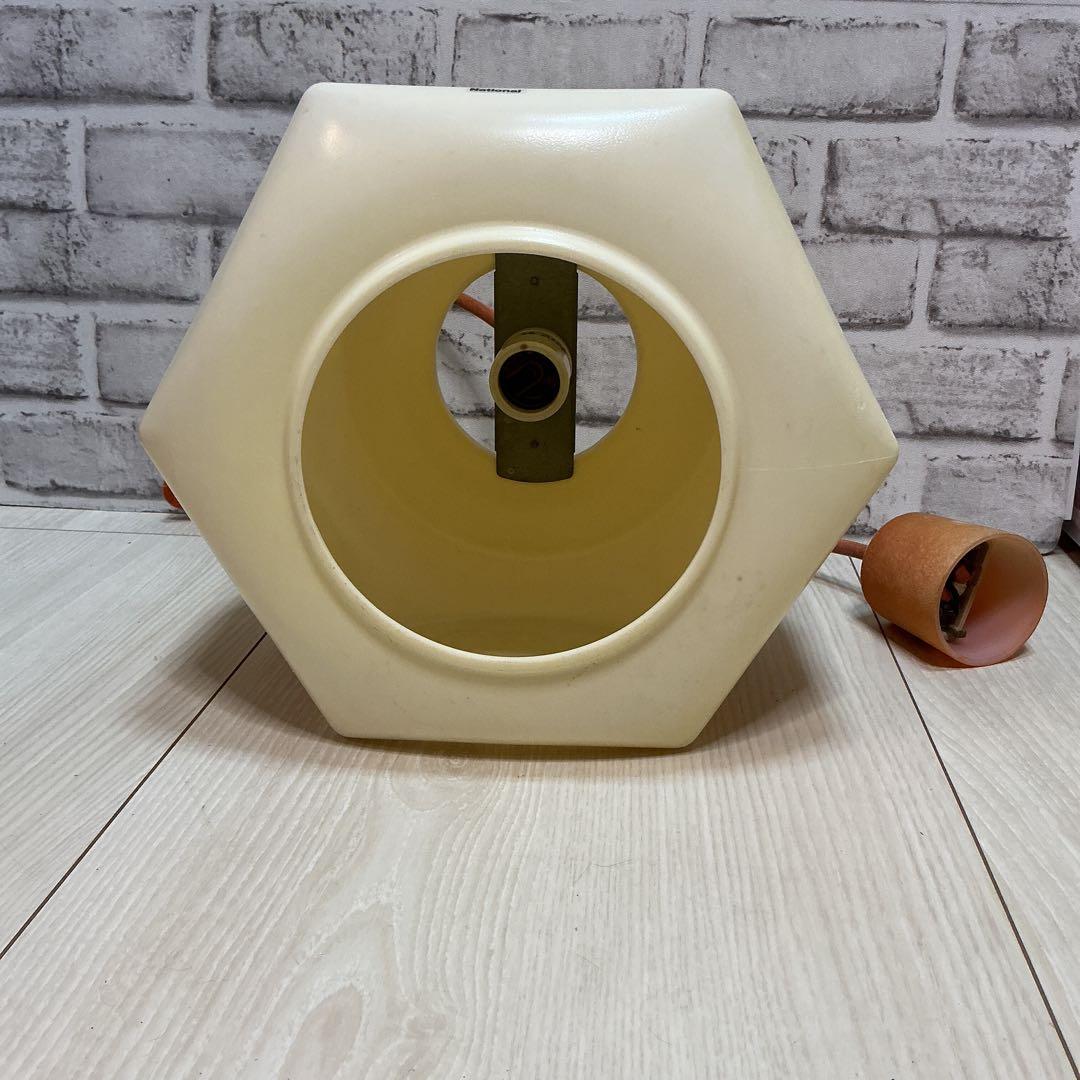 アンティーク【昭和レトロ】National 花柄 ペンダントライト