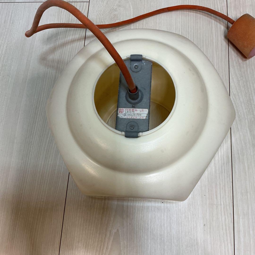 アンティーク【昭和レトロ】National 花柄 ペンダントライト