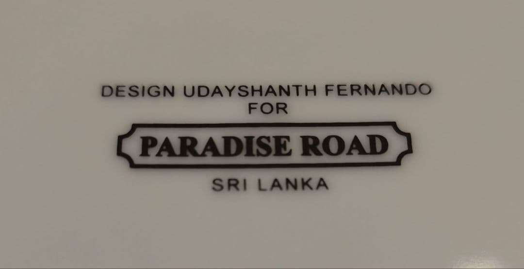 スリランカ製　30センチ皿セット 6枚