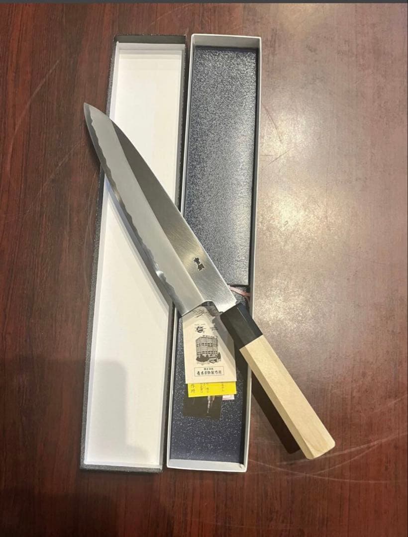 堺 孝行 牛刀　Traditional craft knife