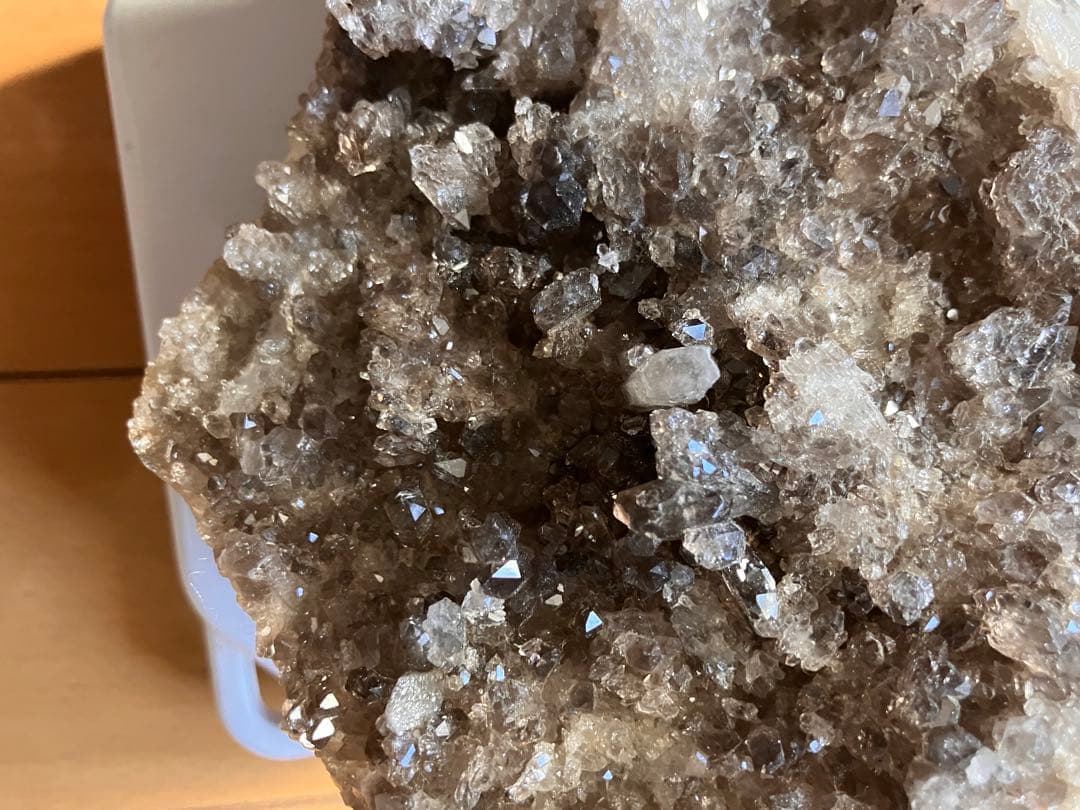 アーカンソー産スモーキークォーツ　両面クラスター