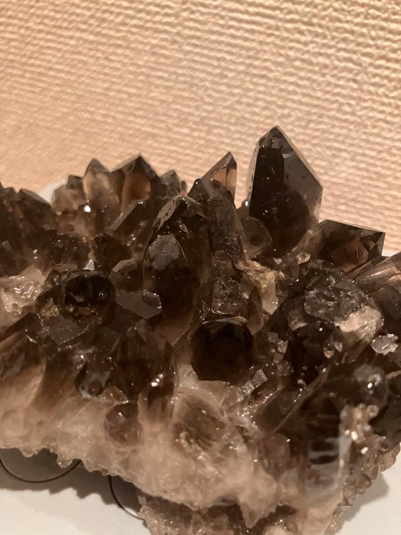 アーカンソー産スモーキークォーツ　両面クラスター