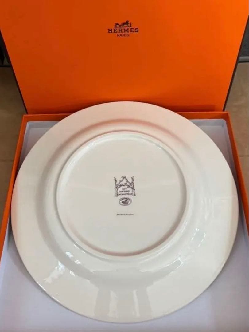 エルメス　メゾンアンシャンテ 丸皿 ★未使用品★希少★27㎝