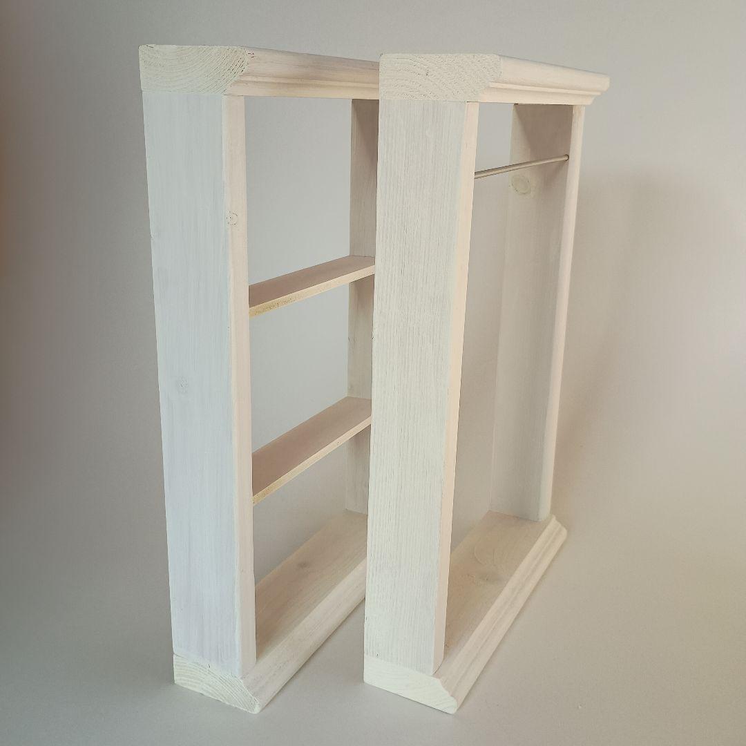 リカちゃん/ジェニー】ハンガー5本付き ショップ風オープン