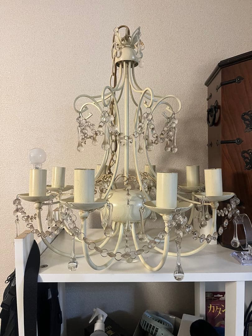 ローラアシュレイ シャンデリア 8灯式 200W