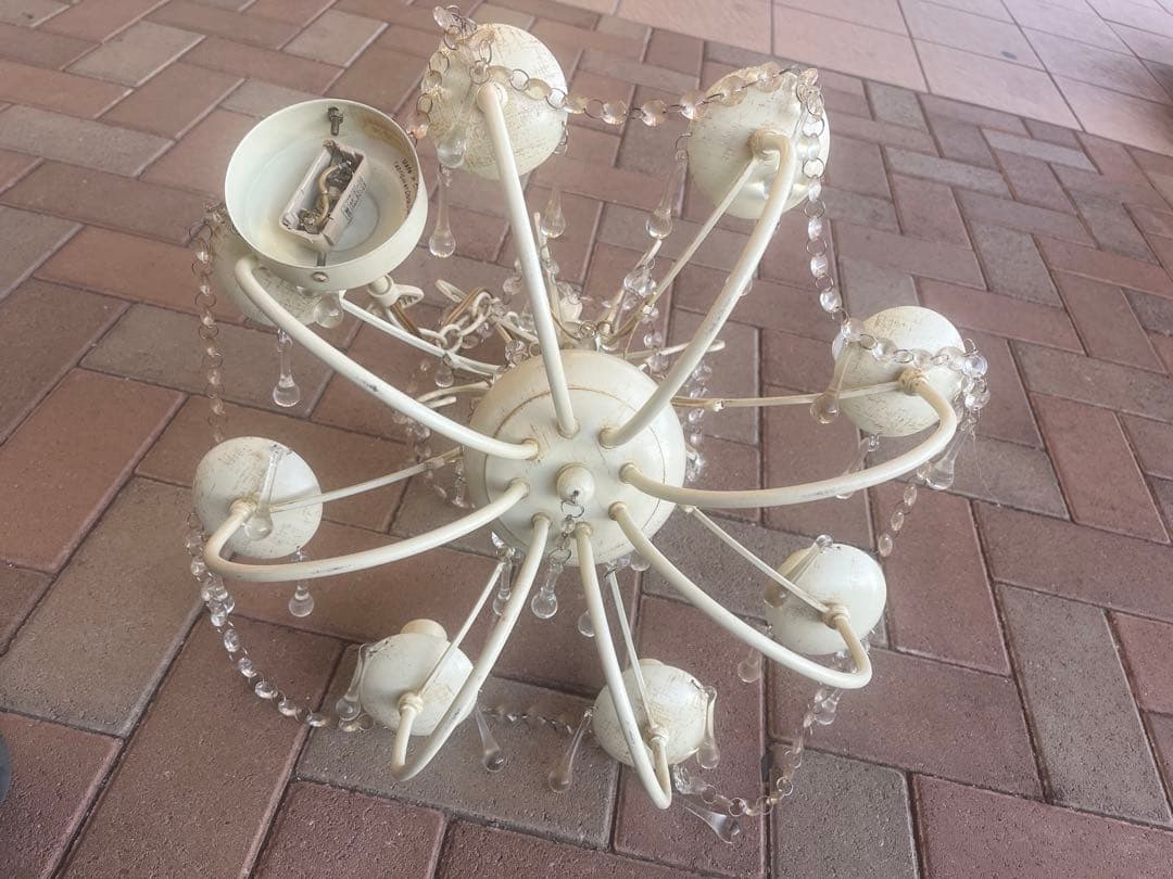 ローラアシュレイ シャンデリア 8灯式 200W