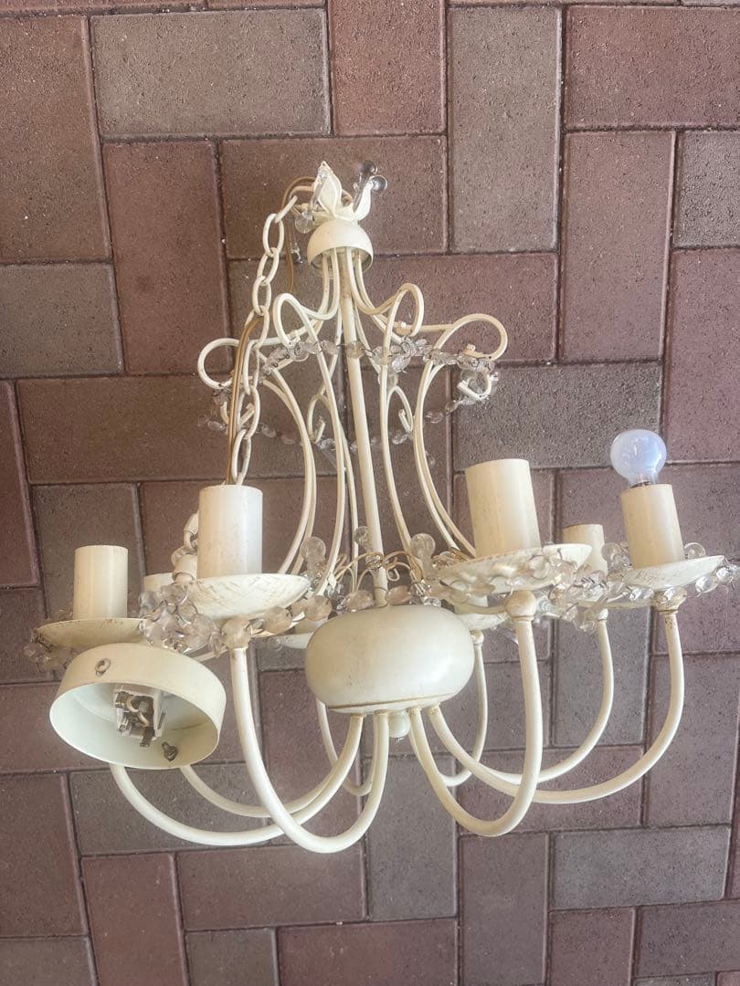 ローラアシュレイ シャンデリア 8灯式 200W