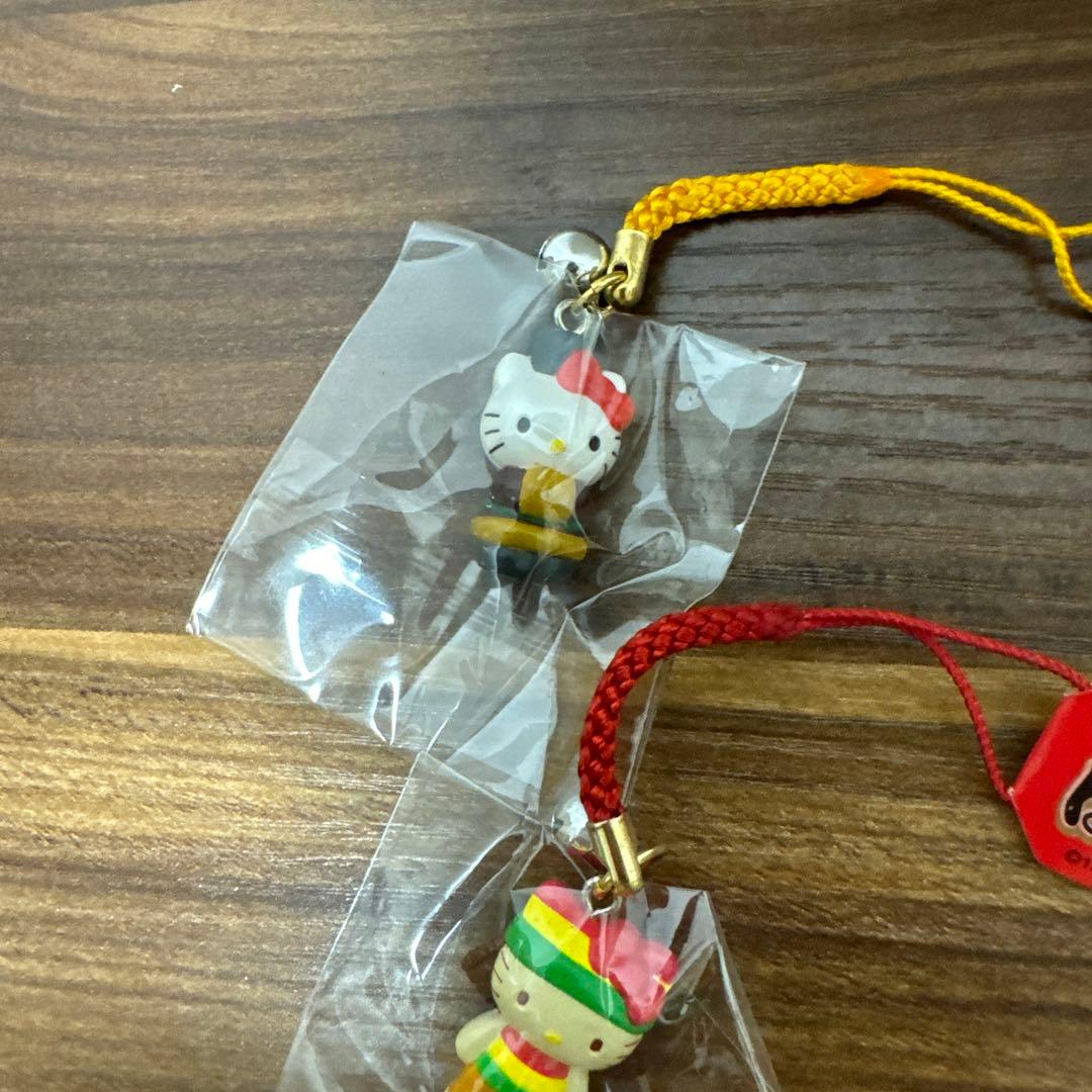 【未開封・送料無料】キティ 2002年 GENYO根付けコレクション 2個セット