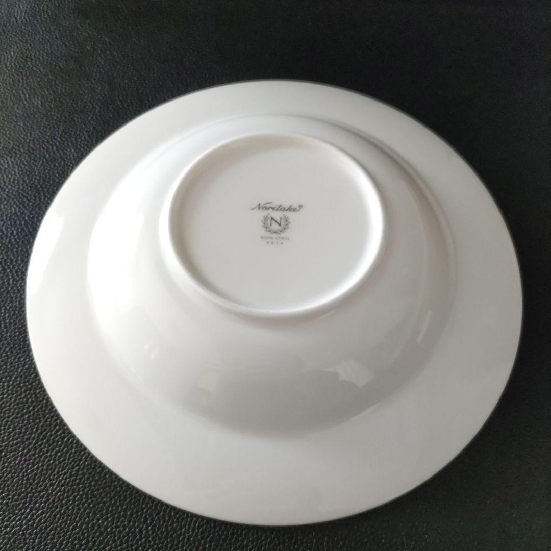 美品【ノリタケ】サンクエトワール・モデラートゴールドライン プレートセット8枚