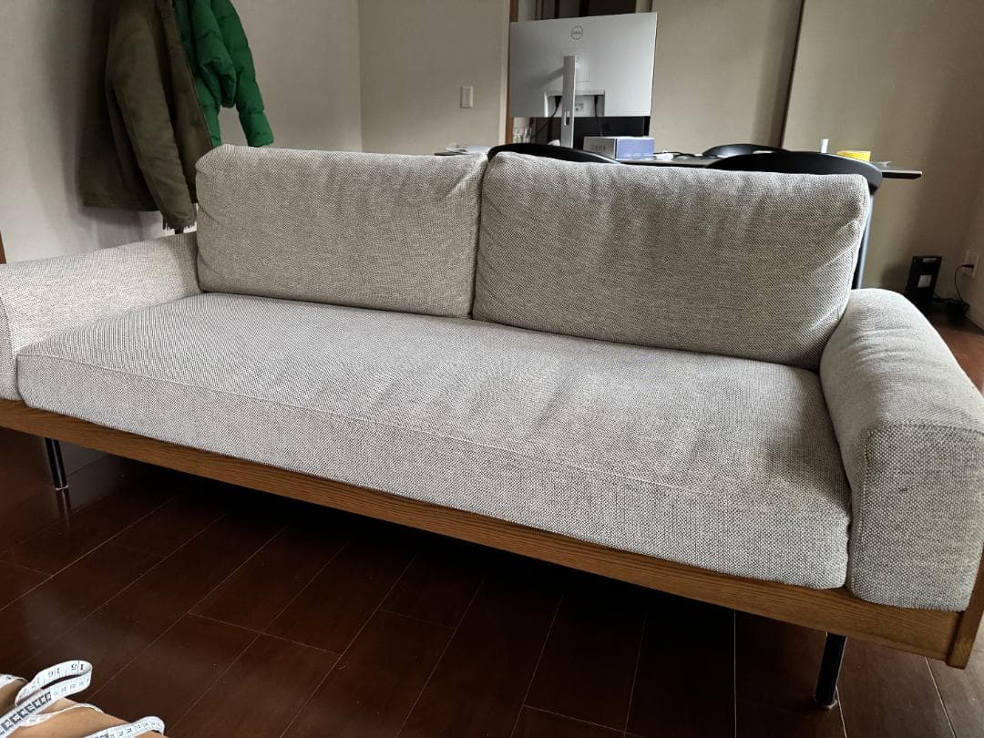 unico ウニコ TREL カバーリングソファ 3シーターベージュウニコトレル