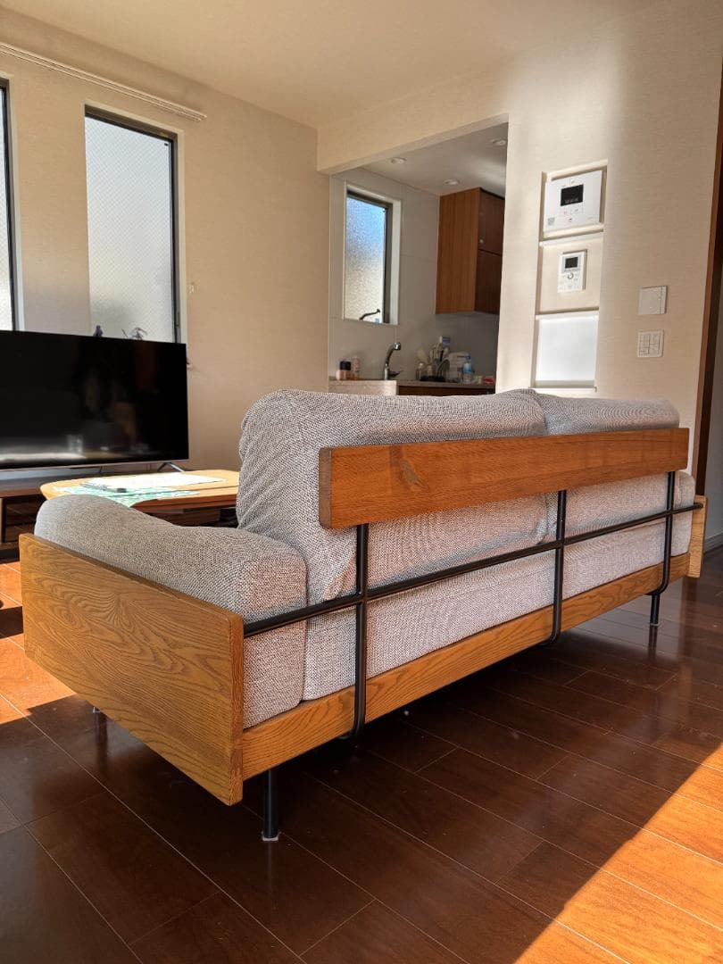 unico ウニコ TREL カバーリングソファ 3シーターベージュウニコトレル