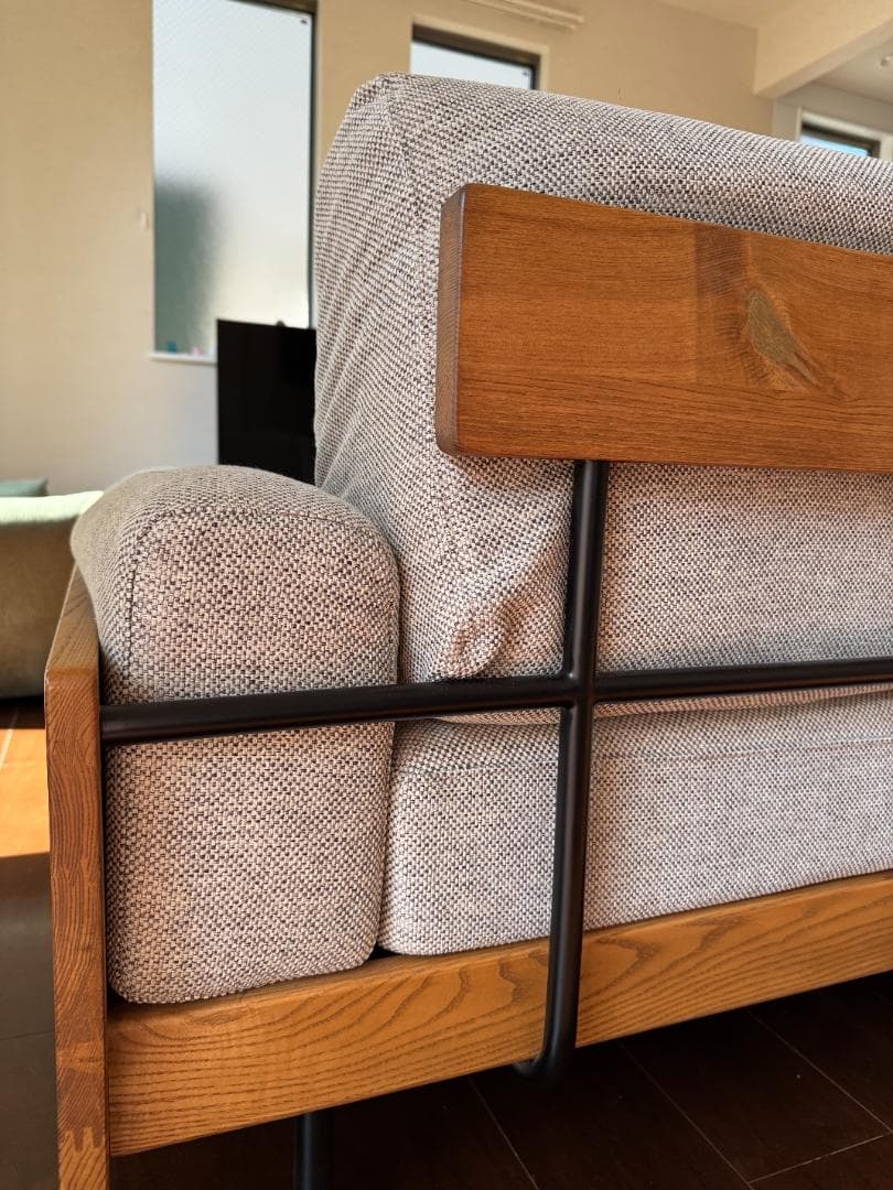 unico ウニコ TREL カバーリングソファ 3シーターベージュウニコトレル