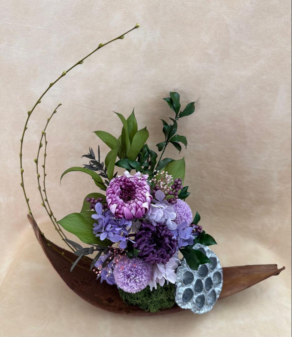 仏花プリザーブフラワー　一基 262008