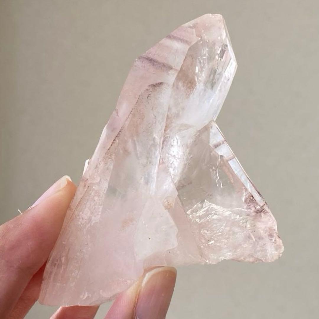 ② ブラジル産 ピンク水晶 クリスタル 原石 クラスター 天然石 パワーストーン