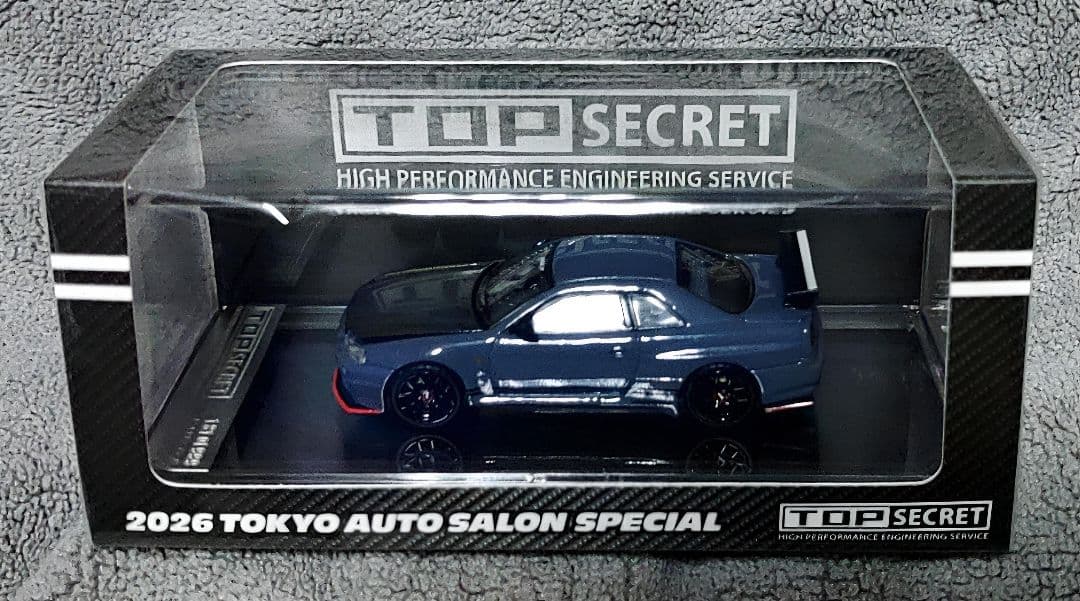TOP SECRETミニカー　BNR34 東京オートサロンSPECIAL