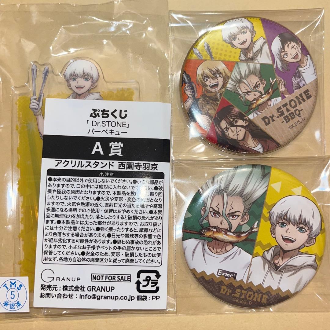 Dr.STONE ぷちくじ BBQ アクスタ 缶バッジ 西園寺羽京 - メルカリ