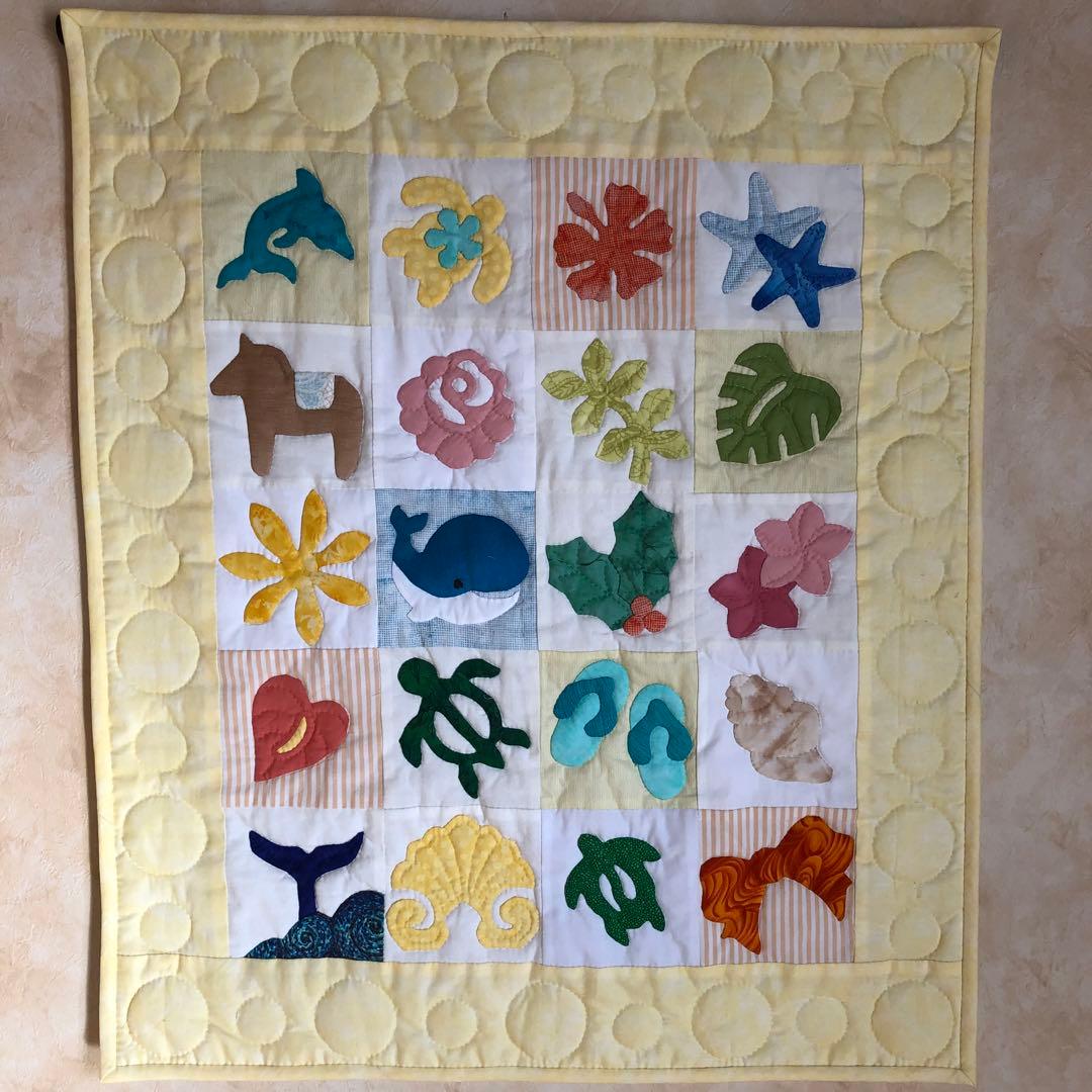 お値下げ　ハワイアンキルト ベビーキルト タペストリー