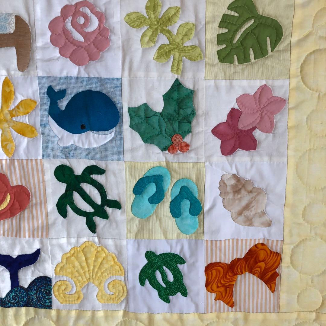 お値下げ　ハワイアンキルト ベビーキルト タペストリー