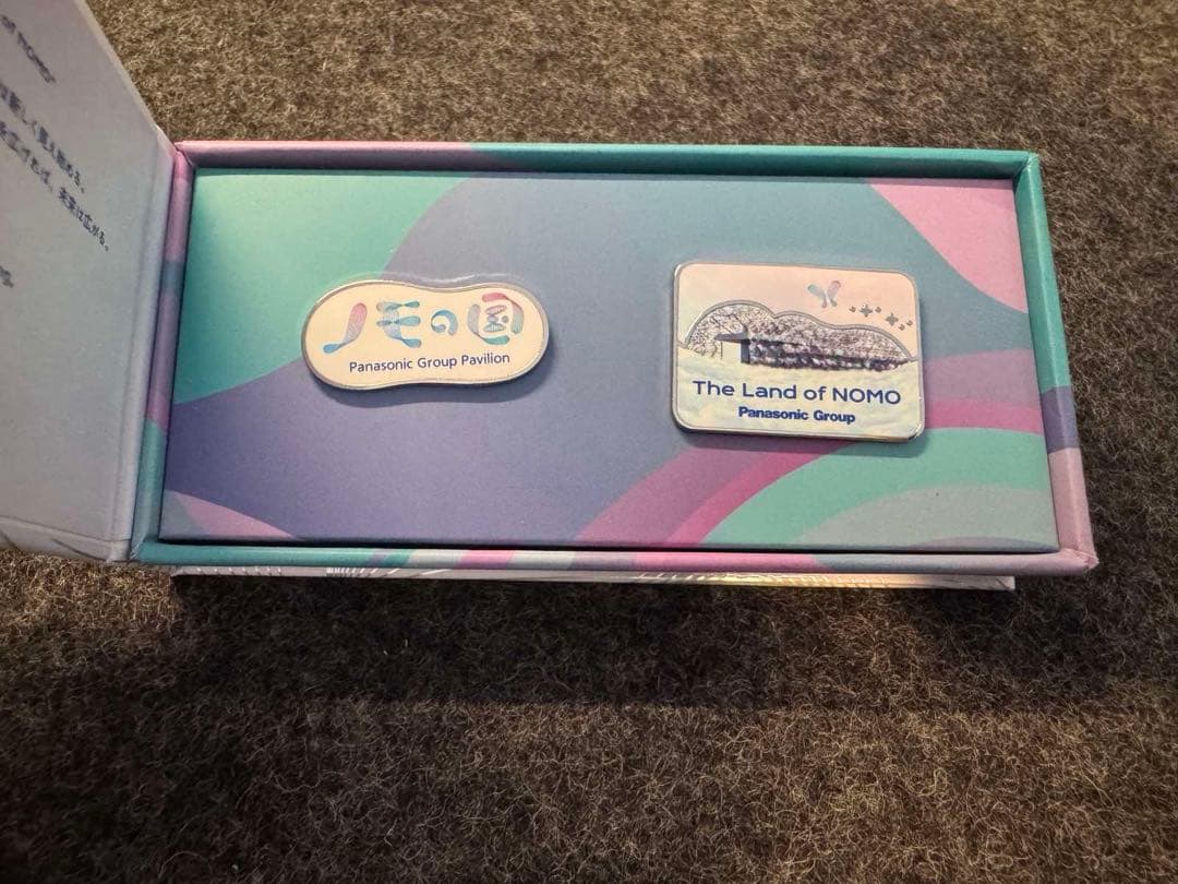 非売品)大阪万博パナソニック パビリオン ピンバッジセット ノモの国