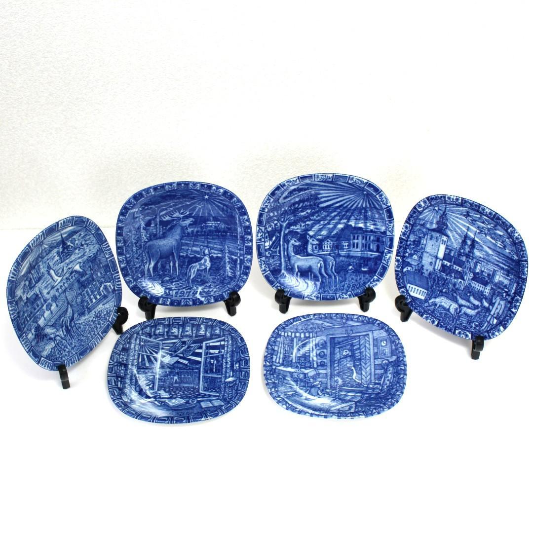 美品・ロールストランド 1979年 飾り皿　グンナーニールンド　北欧ヴィンテージ