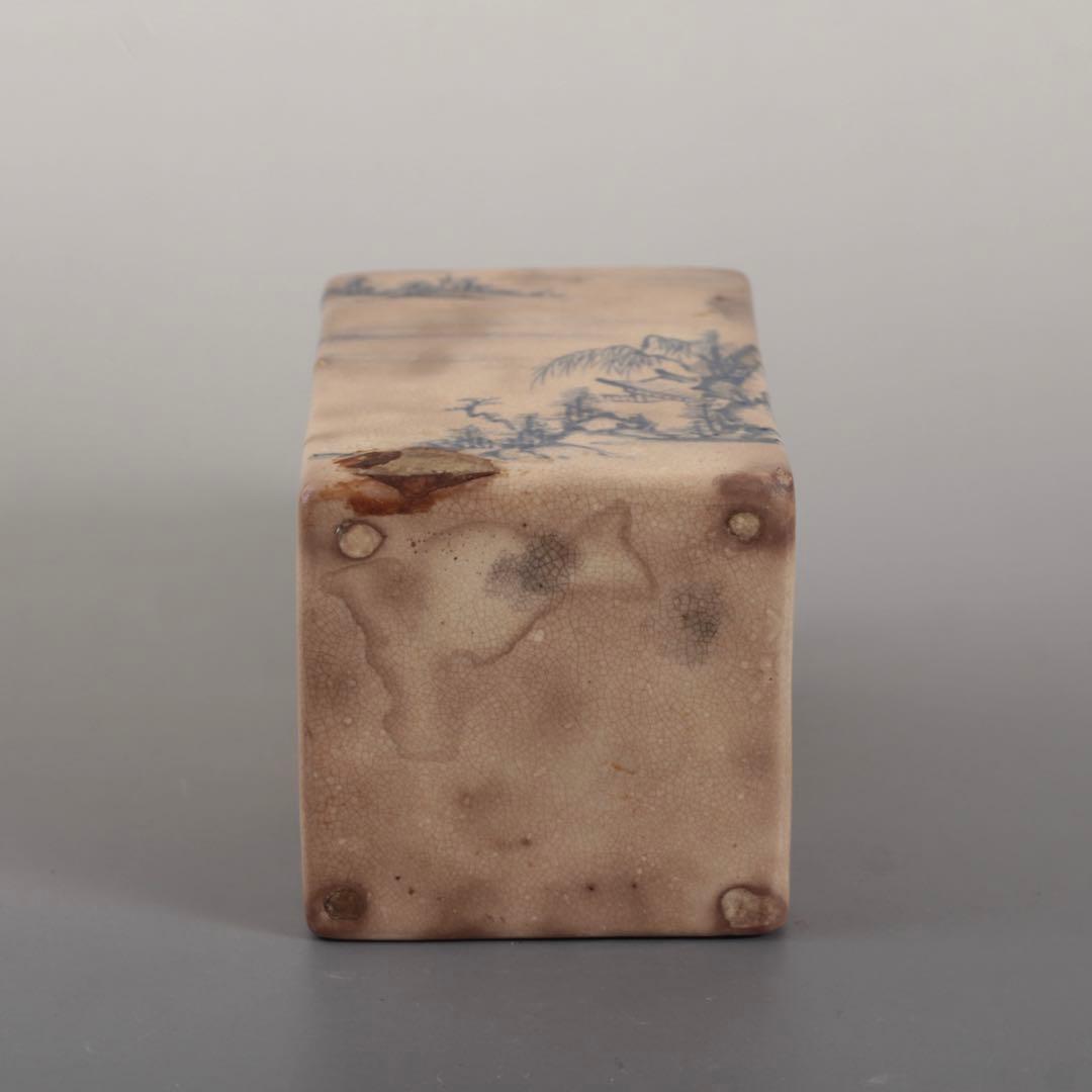 染付 角徳利 古美術 酒器 古道具 アンティーク 徳利 - メルカリ