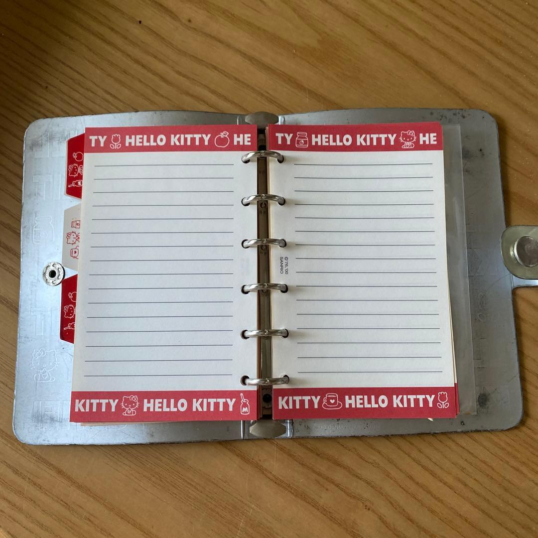 ハローキティ リングバインダー A6 - メルカリ
