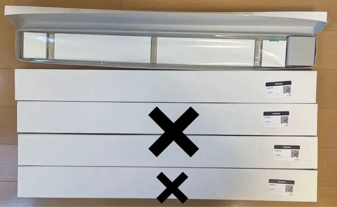 KAWAJUN ブラインドフック S AC822SC ホワイト 2個セット