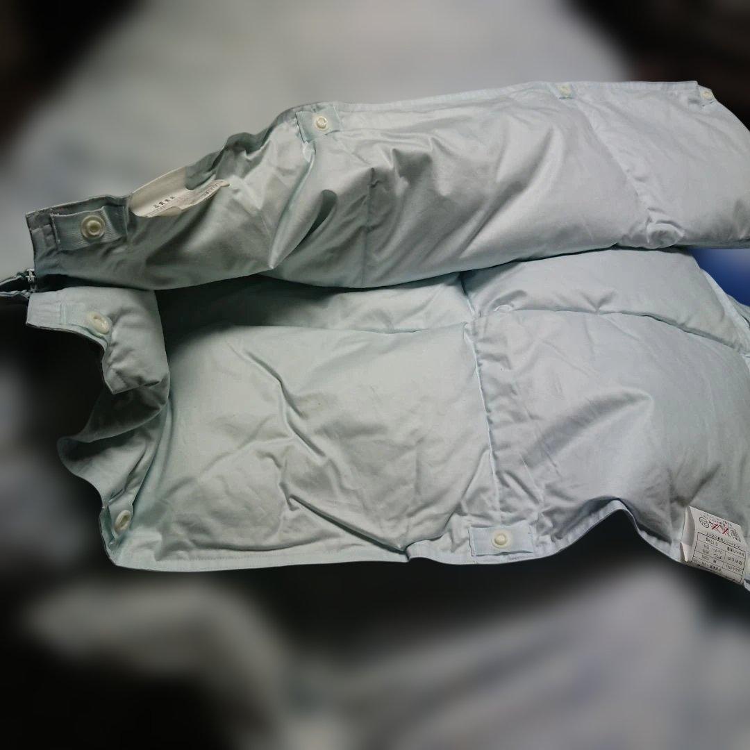 ①丸八真綿 マルハチオリジナル グッスリープダウン 専用カバーシーツ２枚 ブルー