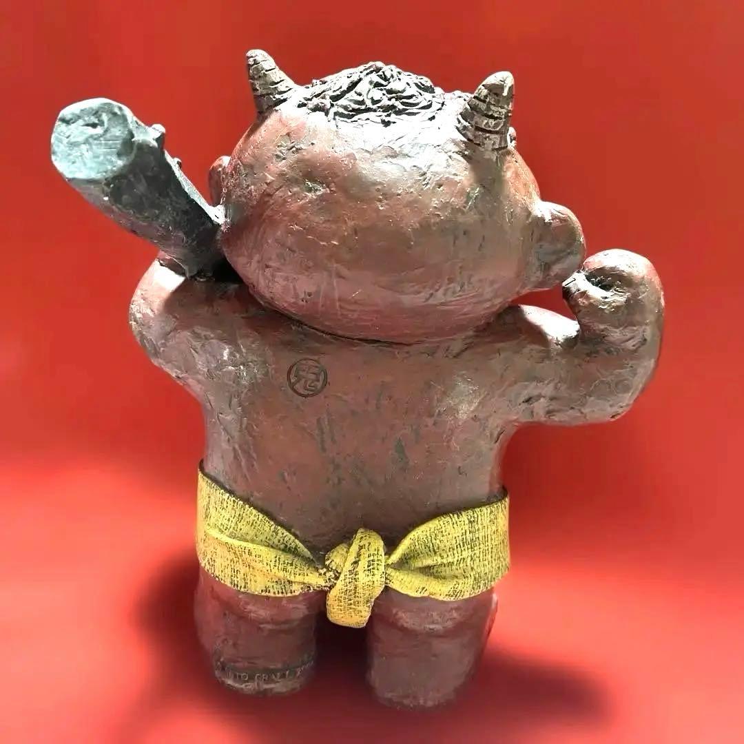 インテリア　飾り物　赤鬼