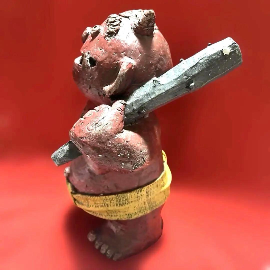 インテリア　飾り物　赤鬼