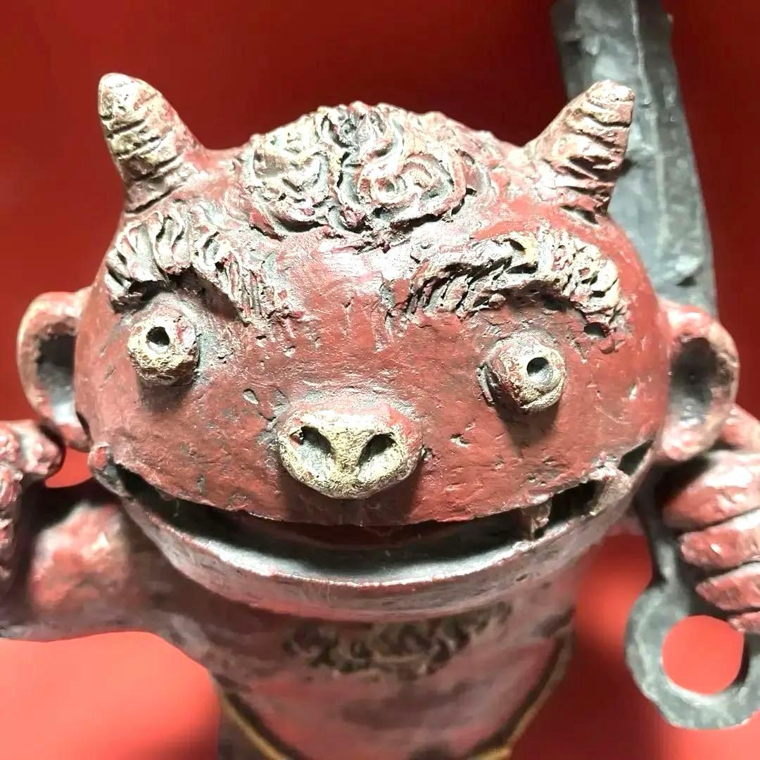 インテリア　飾り物　赤鬼