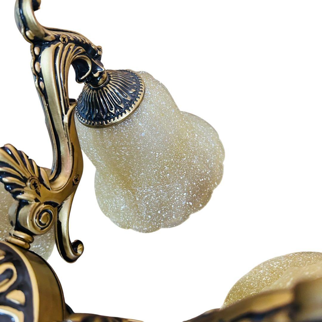 秋月貿易　フロアライト　シャンデリア　５灯　点灯〇