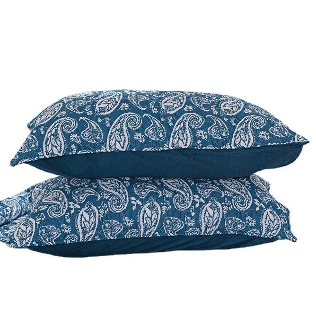 キルトベッドカバー3点セット綿マルチカバー キルティング 002