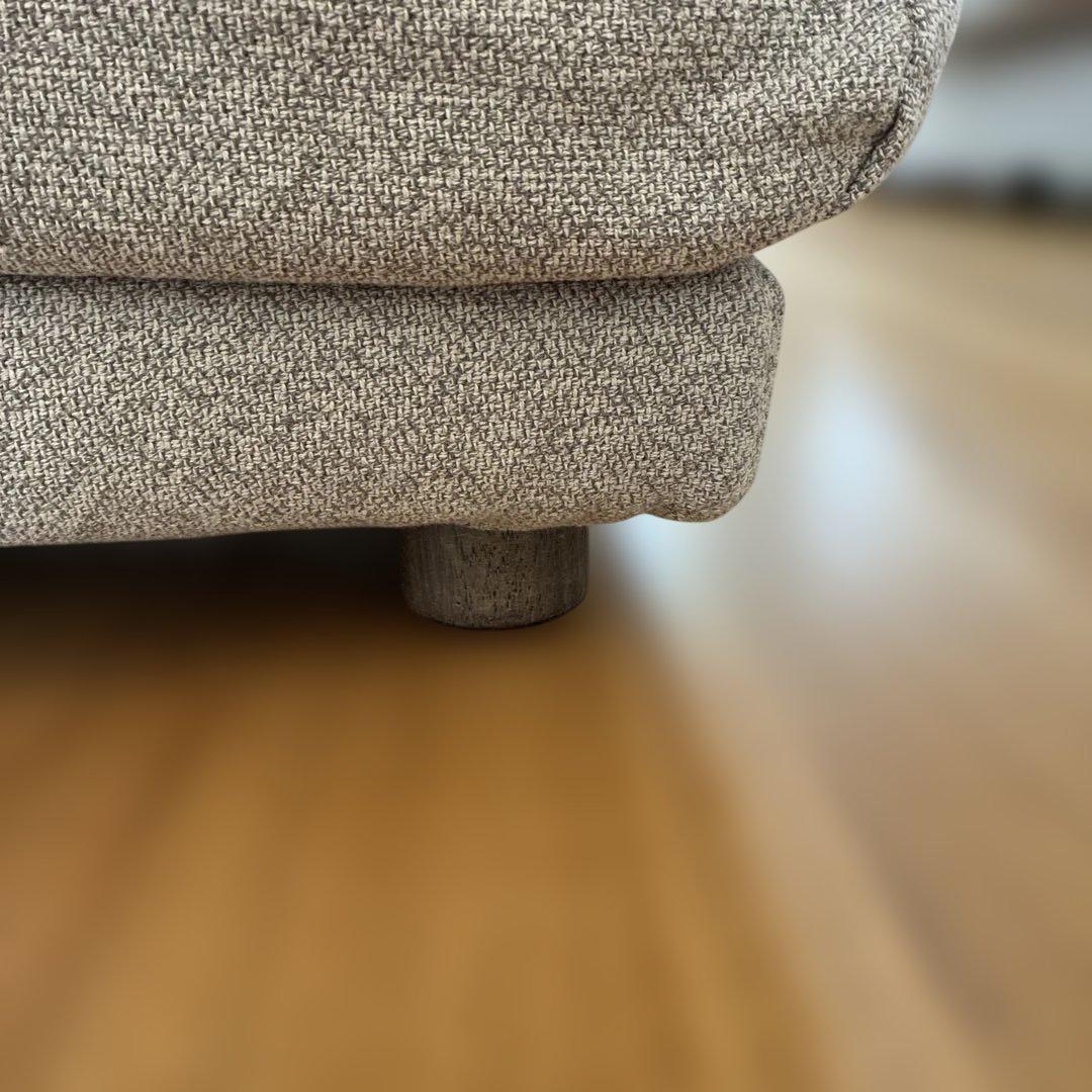 無印良品　オットマン　カバー脚付