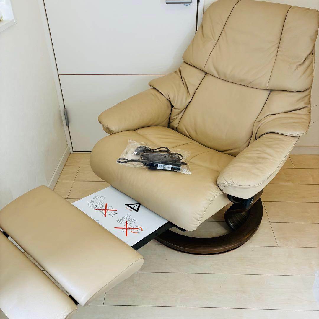 【状態良好】希少　EKORNESエコーネス ストレスレスチェア　レノ　電動タイプ