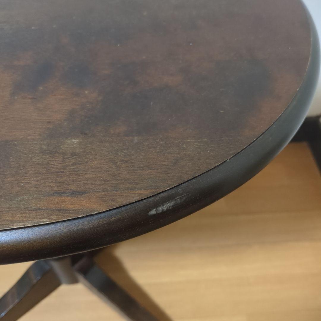 北海道民芸家具 テーブル サイドテーブル ダイニングテーブル 花台 ビンテージ