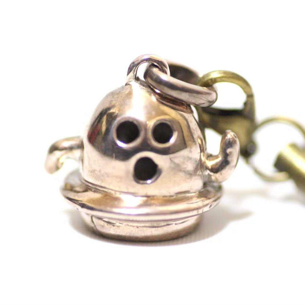 ピンクシルバー 埴輪 トップ ストラップ付き 埴輪ストラップ作りセット | しおんじやまミュージアムショップ