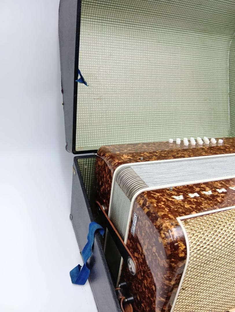 レトロ ヤマハ アコーディオン 30鍵盤 ハードケース付き - メルカリ