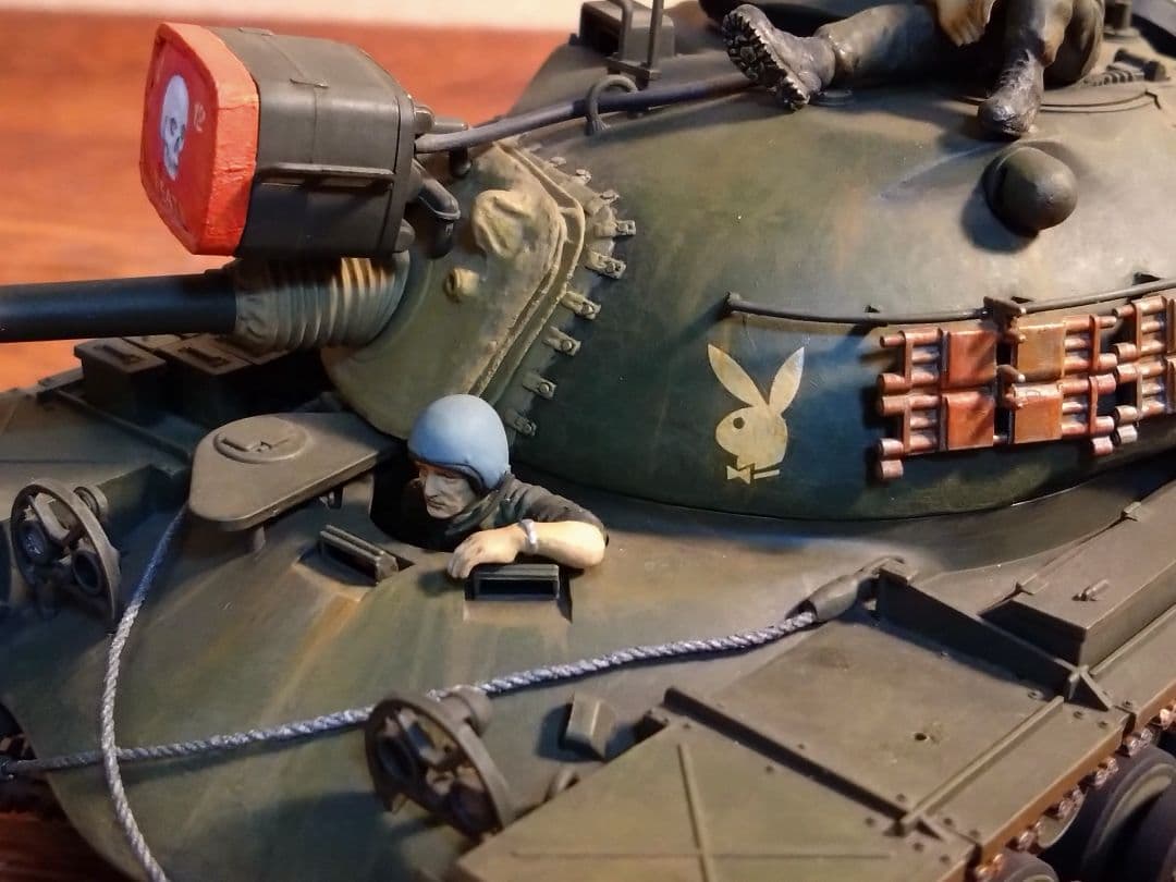 TAMIYA 1/35 戦車 パットン 完成品 パチッコンテスト銅賞 - メルカリ