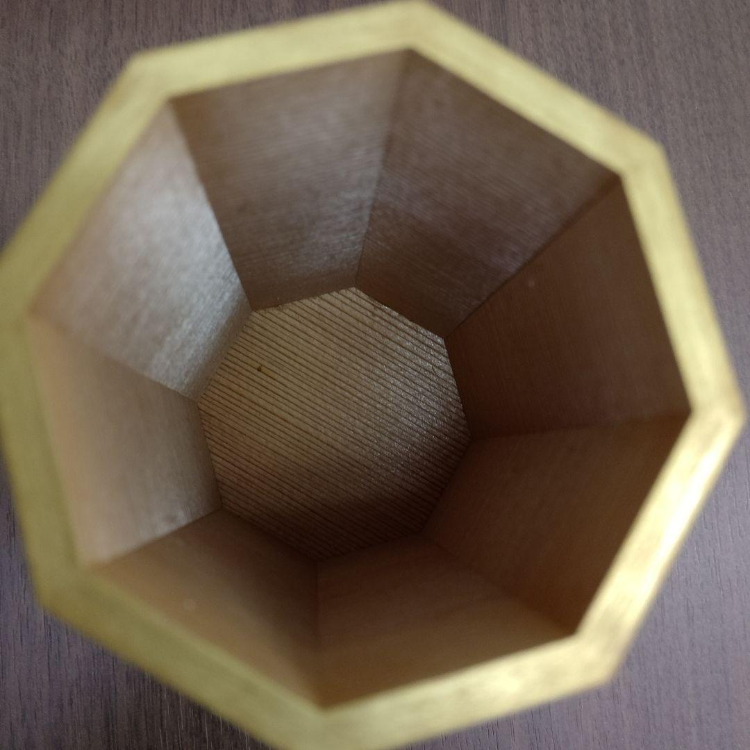 伊藤久重　高盛金彩　八角箱　宝尽くし