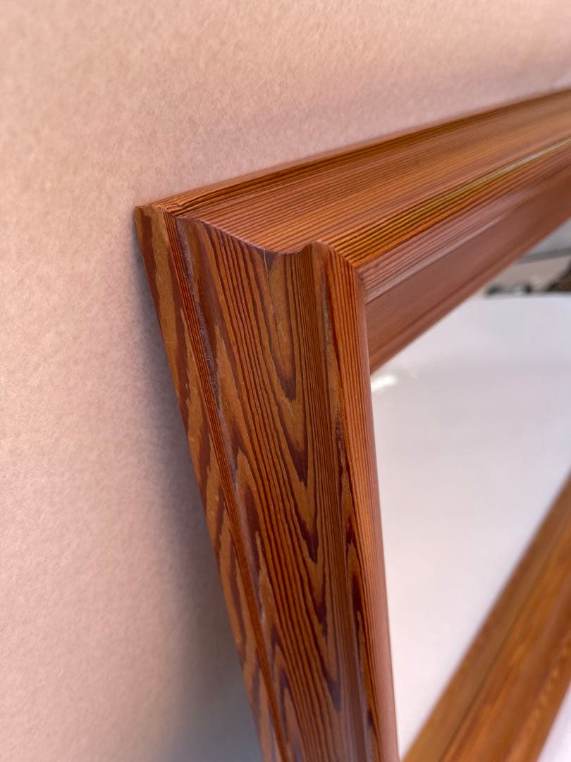 無垢材(パイン)　ミラー