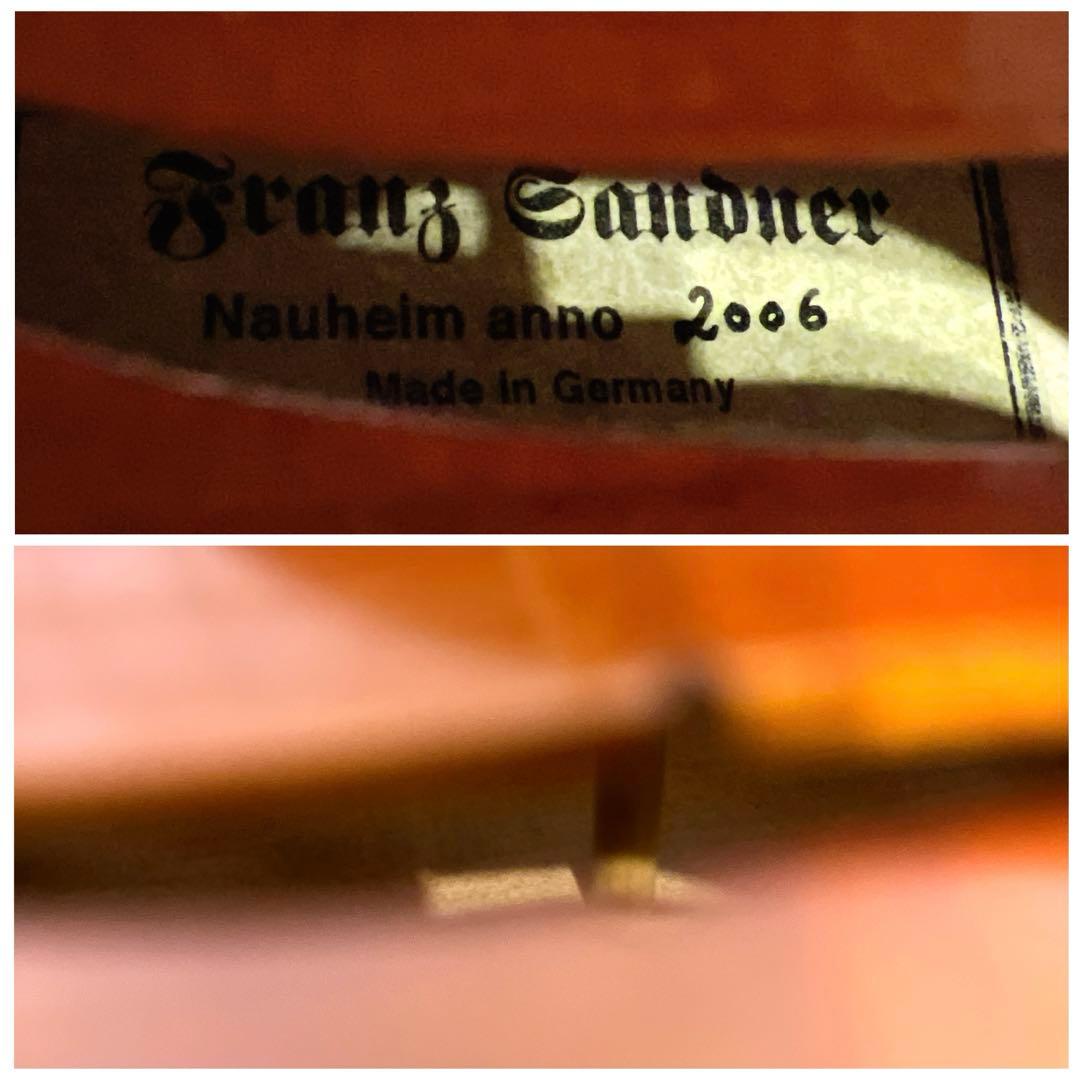 美品】Franz Sandner 4/4 2006年製 フランツザンドナー虎杢 - メルカリ