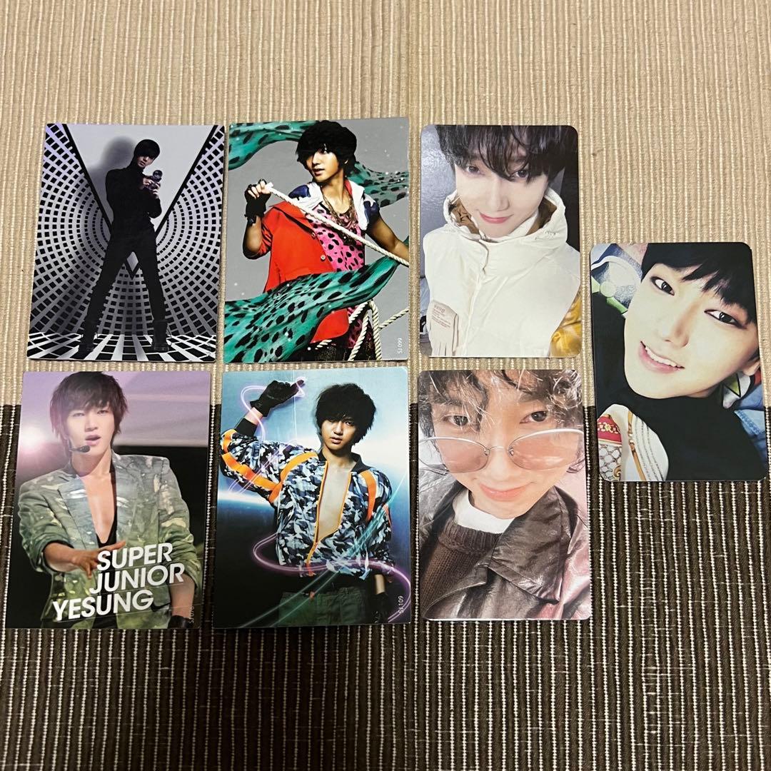SUPERJUNIOR YESUNG イェソン トレカ 7枚セット - メルカリ