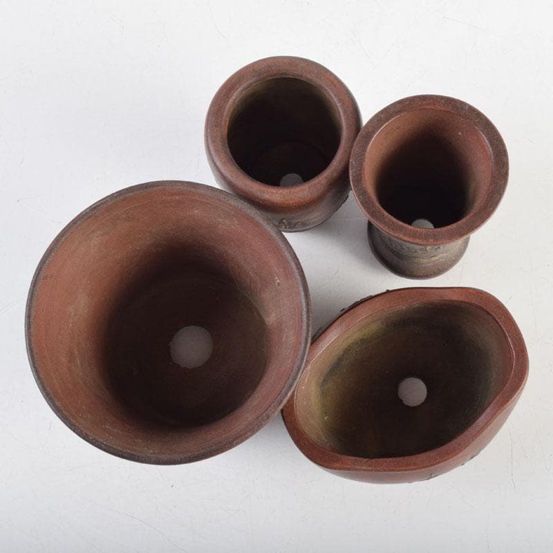 中国 鎧画軒 朱泥 漢詩山水文 鉢 4点まとめて V 8948 - メルカリ