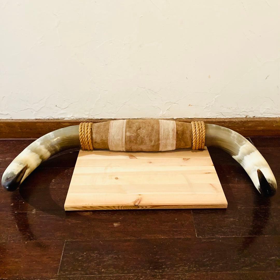 牛 ツノ ウエスタン RED MILL MFG 彫刻 おまけ付 - メルカリ