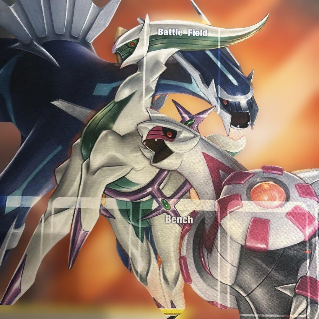 ご*う様 ポケモンカード プレイマット ディアルガ パルキア アルセウス