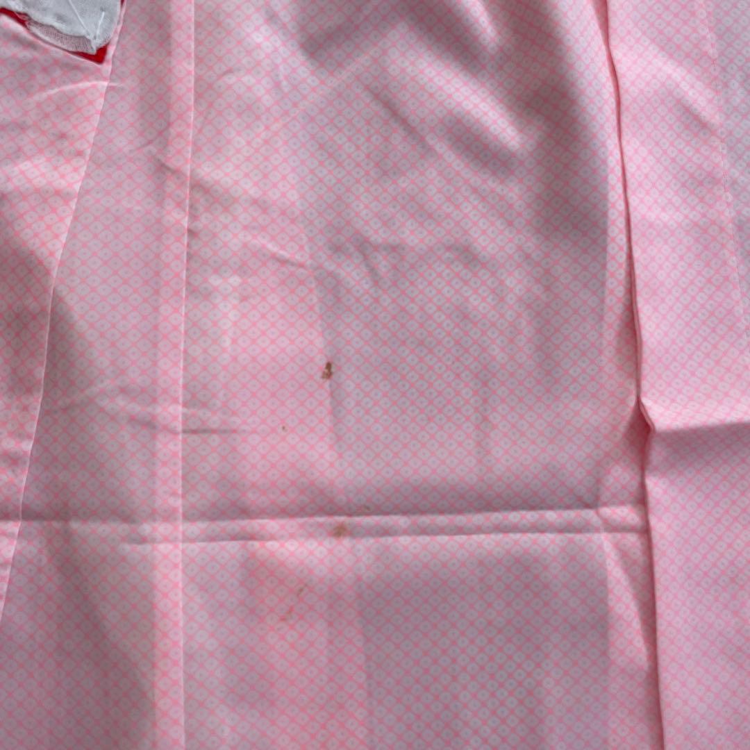 七五三用 赤色 花柄 和風衣装 鞠 着物 襦袢