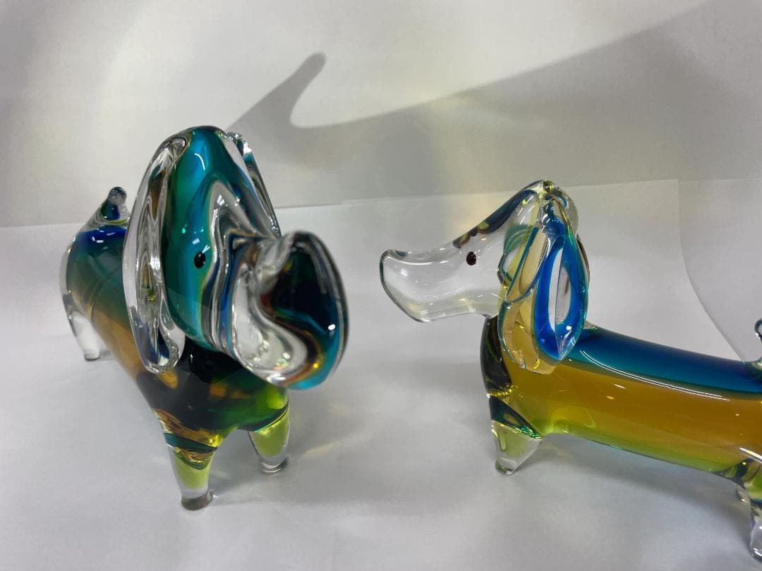 【中古・美品】ダックスフンドの置物