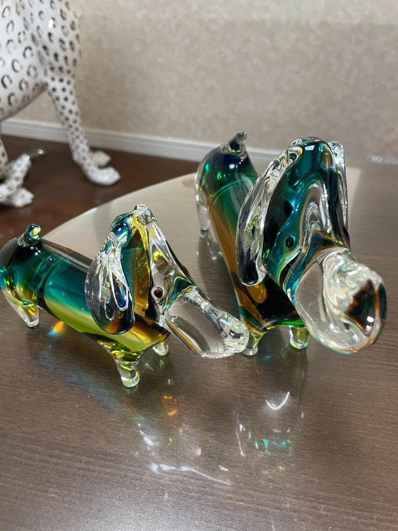 【中古・美品】ダックスフンドの置物